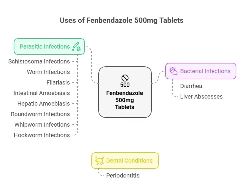 Uses of Fenbendazole 500 mg