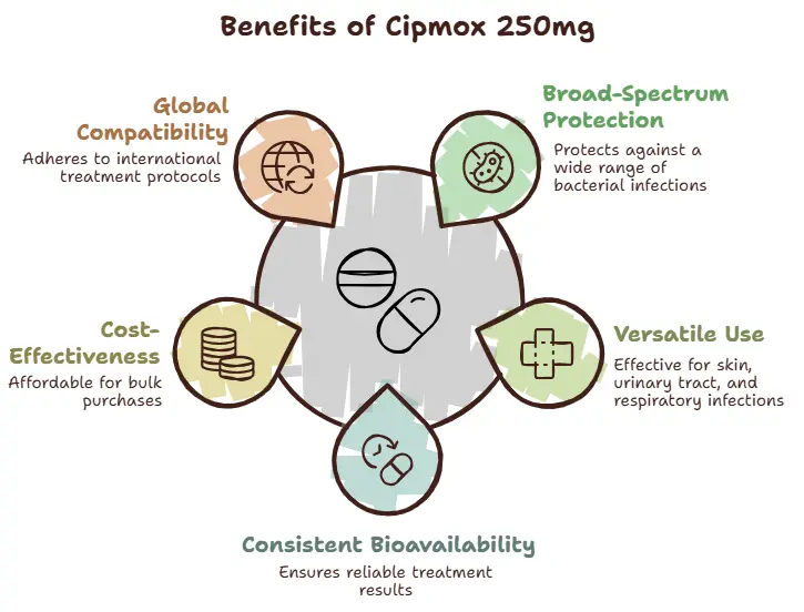 Benefits of Cipmox 250mg - Specialitymedz
