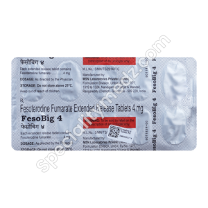 Fesobig 4 mg Tablet (Fesoterodine Fumarate)