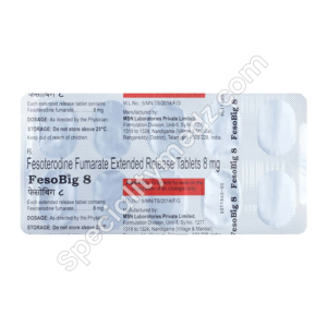 Fesobig 8 mg Tablet (Fesoterodine Fumarate)